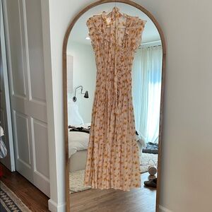 Doen Floral Print Dress yellow flowers